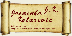 Jasminka Kolarević vizit kartica